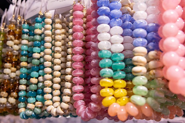 JIS fall strands of beads