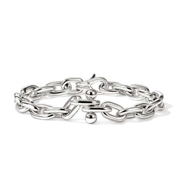 Screwball Link Bracelet, Sterling Silver