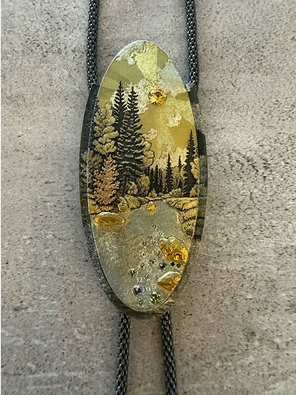 Wolfgang Vaatz bolo necklace