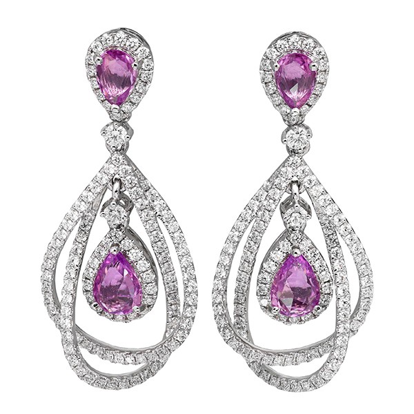 Jyes purple sapphire earrings