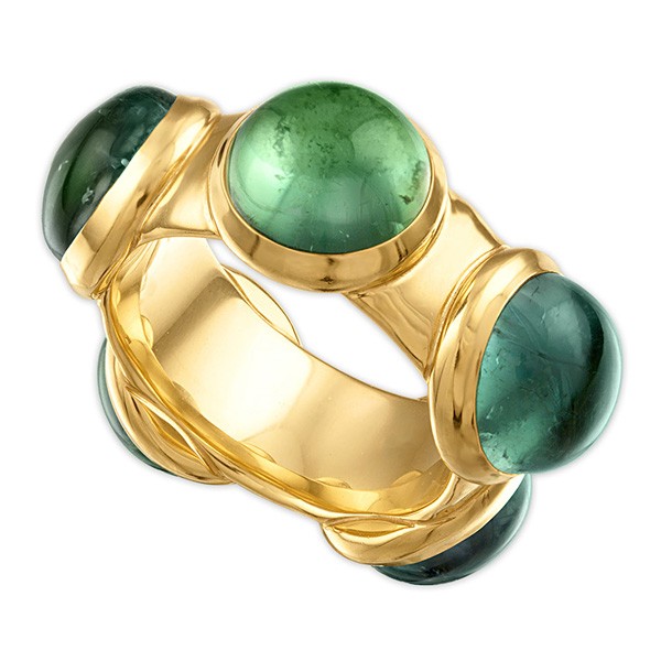 Jade Ruzzo tourmaline Vic ring